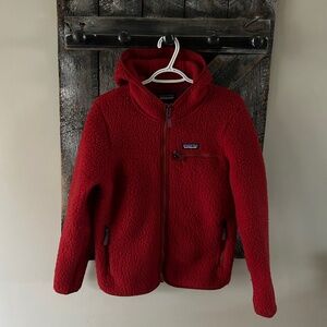 Women's Patagonia Retro Pile Fleece Hooded Full Zipper Jacket